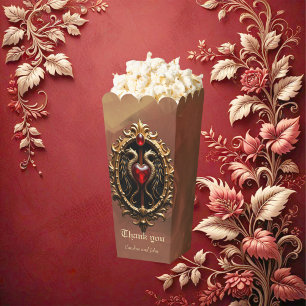 Elegant luxurious heart emblem. favour box