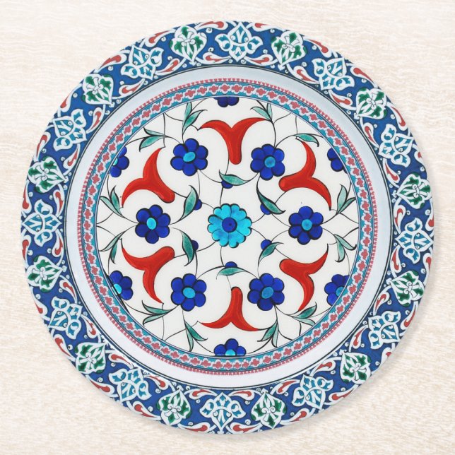 Elegant Luxurious Paper Coasters (Front)