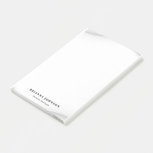 Elegant Luxury Boutique White Gold Post-it Notes