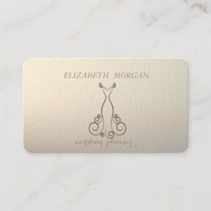 Elegant Luxury Chic,Dress Business Card