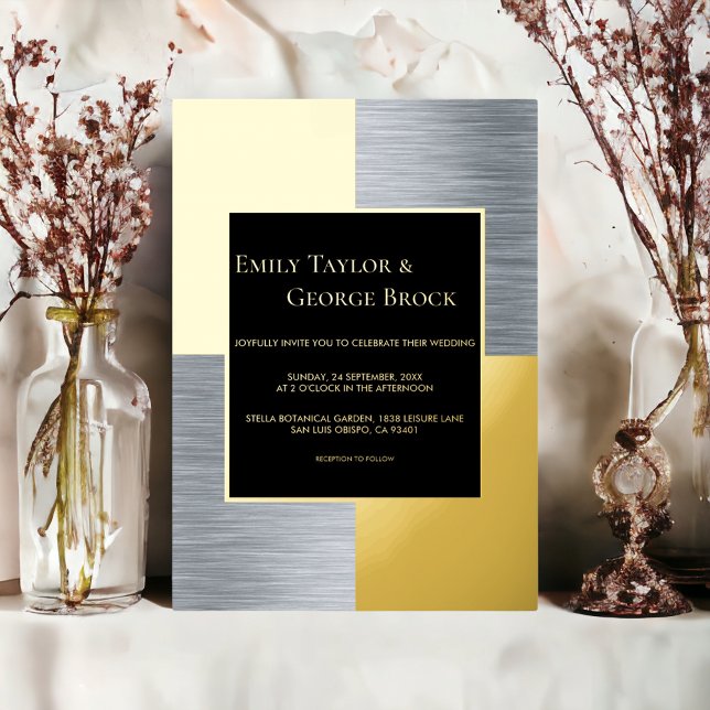 Elegant Luxury Chic Formal Wedding Silver And Gold (Creator Uploaded)