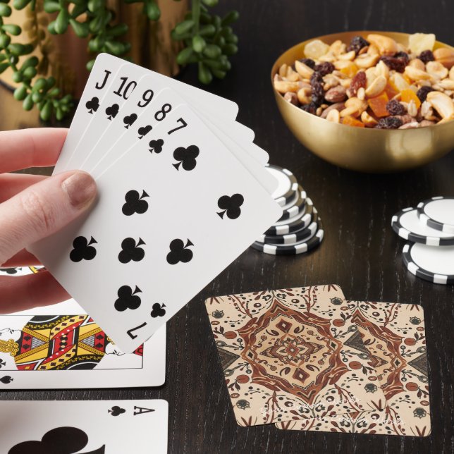 Elegant Luxury Custom Text  Playing Cards (In Situ)