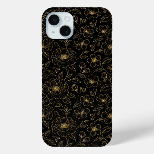 Elegant Luxury Floral Seamless iPhone 15 Mini Case