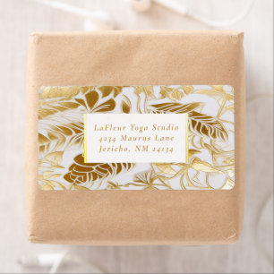 Elegant Luxury Gilded Aura Business Shipping