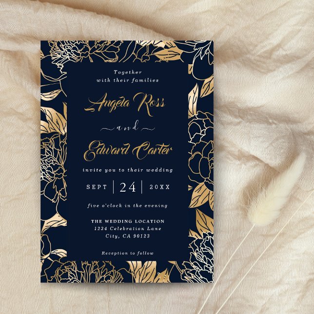 Elegant Luxury Gold Florals Wedding  (Creator Uploaded)
