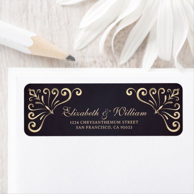 Elegant Luxury Gold Frame return (Insitu)