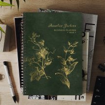 Elegant luxury gold green business professional