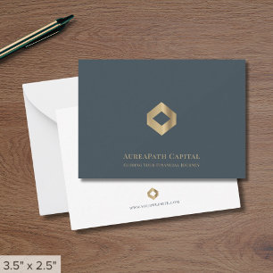 Elegant Luxury Gold Logo Card