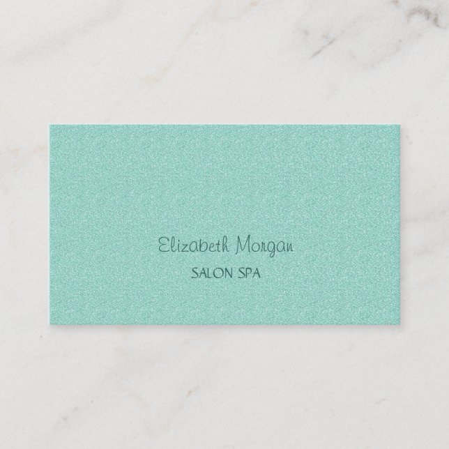 Elegant Luxury Professional Glittery Business Card (Front)