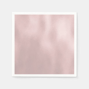 Elegant Luxury Rose gold Glass Texture Napkin
