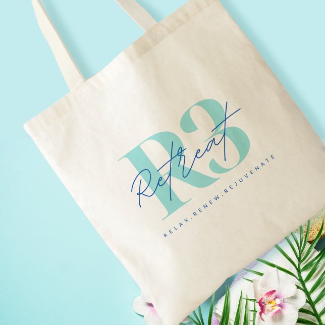 Elegant Luxury Self Care Retreat Corporate Event Tote Bag (Creator Uploaded)