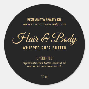 Elegant Luxury Style Spa Beauty Soap Lotion Label