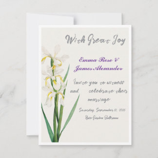 Elegant Luxury Wedding Invitation | Modern Minimal