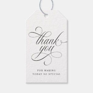 Elegant Luxury Wedding Thank You Favour Tags