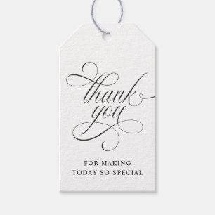 Elegant Luxury Wedding Thank You Favour Tags