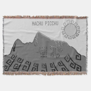 Elegant Machu_Picchu Cusco Peru Throw Blanket