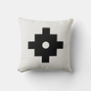 Elegant Machu Picchu Geometric Design Cushion
