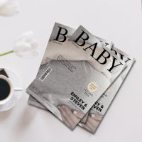 Elegant magazine cover photo Baby shower