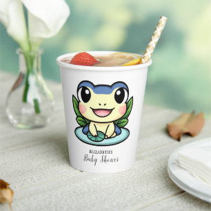 Elegant Magic Frog Baby Shower Paper Cups