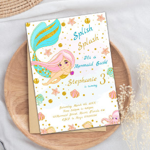 Elegant Magical Under the Sea Party Invite