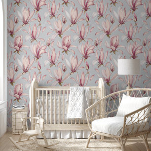Elegant Magnolia Wallpaper