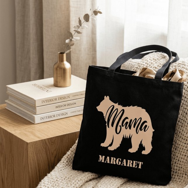 elegant mama bear personalised  tote bag (Creator Uploaded)