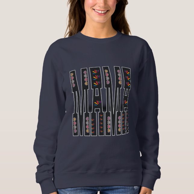 Elegant “MAMA” Sweatshirt – Minimalist Design with (Front)
