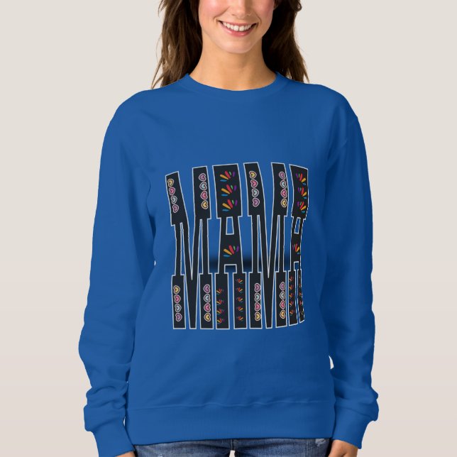 Elegant “MAMA” Sweatshirt – Minimalist Design with (Front)