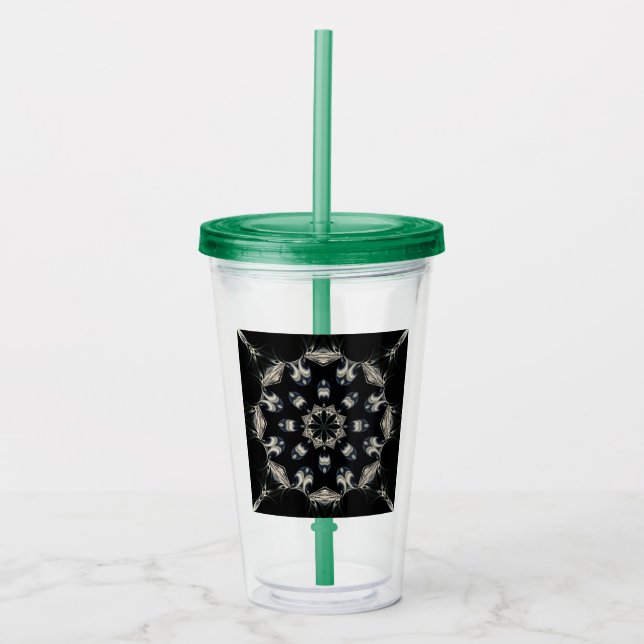 Elegant Mandala Acrylic Tumbler (Front)