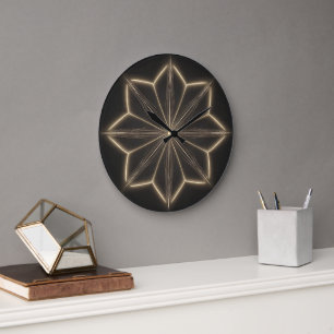 Elegant mandala design wall clock