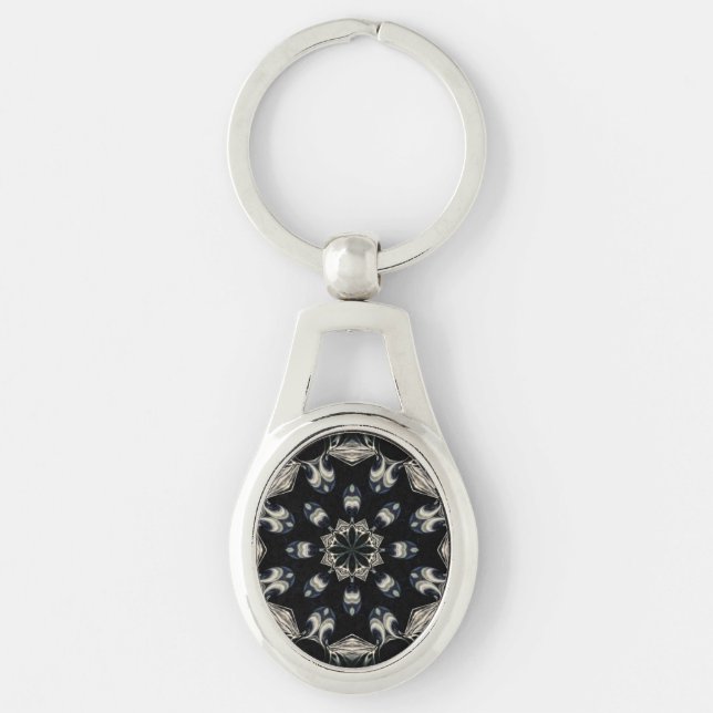 Elegant Mandala Key Ring (Front)