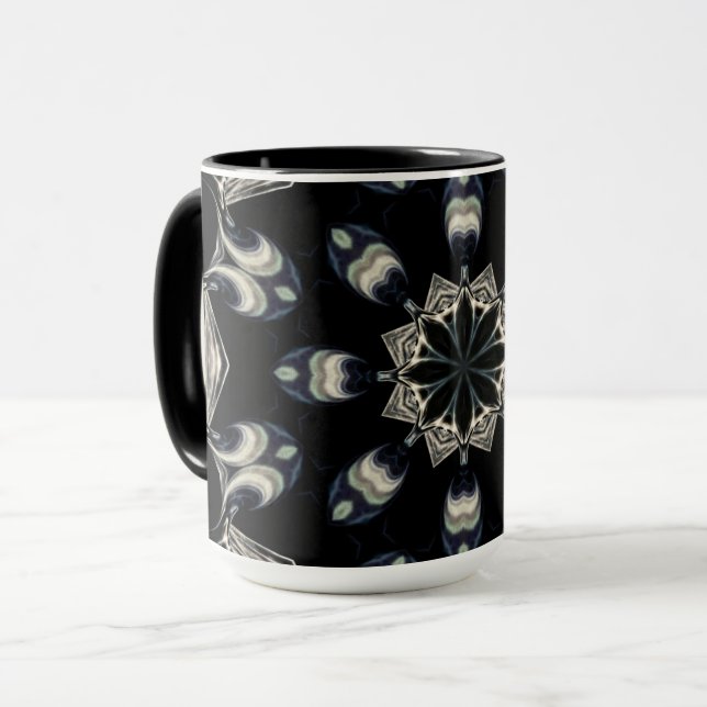 Elegant Mandala Mug (Front Left)