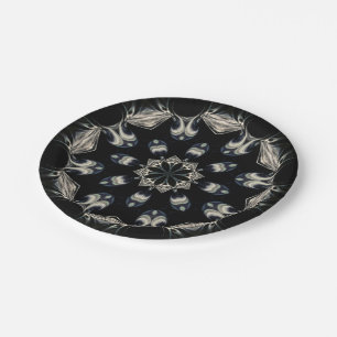 Elegant Mandala Paper Plate