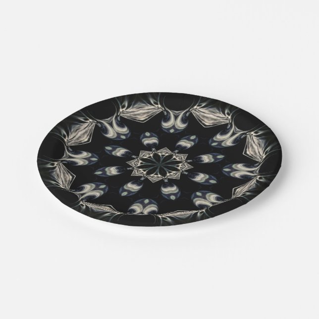 Elegant Mandala Paper Plate (Angled)