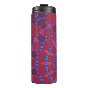 Elegant - MANDALA -PINK - RED Thermal Tumbler