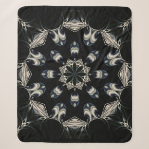 Elegant Mandala Sherpa Blanket