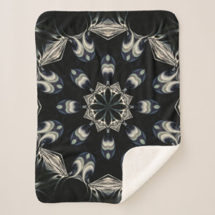 Elegant Mandala Sherpa Blanket