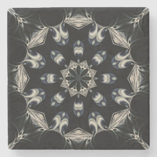 Elegant Mandala Stone Coaster