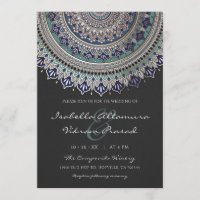 Elegant Mandala Wedding Invitations