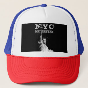 Elegant Manhattan Liberty Statue New York City Nyc Trucker Hat