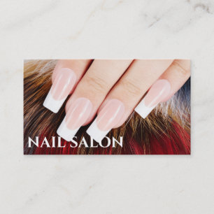 Elegant manicure nail salon Business card