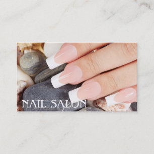 Elegant manicure nail salon Business card