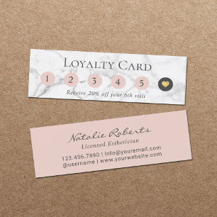 Elegant Marble 6 Punch Customer Loyalty