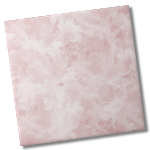 Elegant Marble Blush Pink Tile