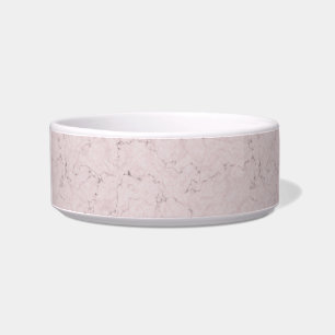Elegant Marble Design Blush Pink Grey Bowl