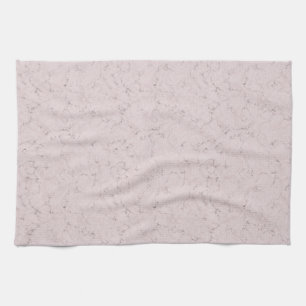 Elegant Marble Design Blush Pink Grey Tea Towel