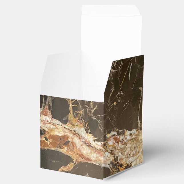 Elegant Marble Favour Box (Opened)