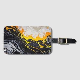 Elegant Marble Luggage Tag