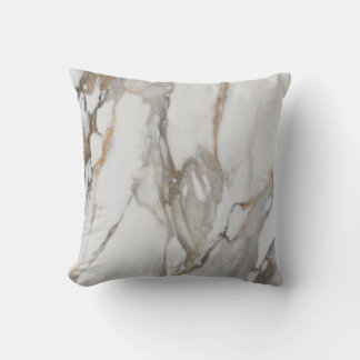 Elegant Marble Pattern Throw Pillow