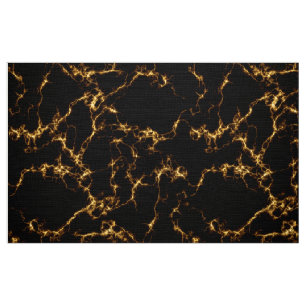 Elegant Marble style3 - Black Gold Fabric